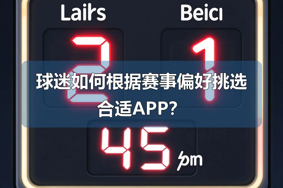 球迷如何根据赛事偏好挑选合适APP？